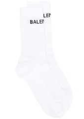 Balenciaga intarsia-knit logo socks