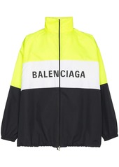 Balenciaga Logo Zip Up Track Jacket