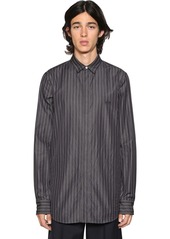 Balenciaga Long Pinstriped Techno Shirt