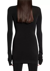 Balenciaga Long Sleeve Mini Dress