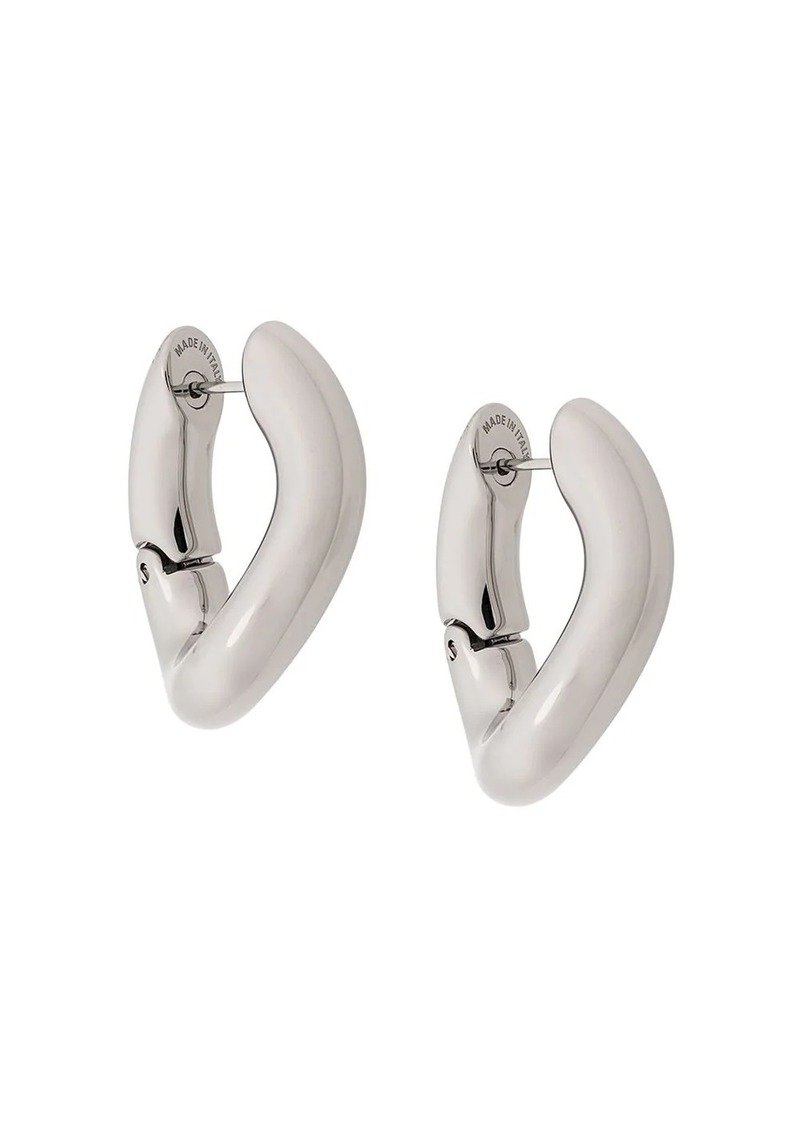 Balenciaga Loop twisted hoop earrings