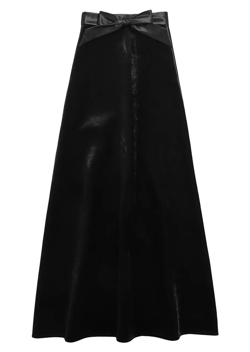 Balenciaga Maxi A-Line Skirt