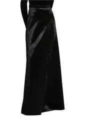 Balenciaga Maxi A-Line Skirt