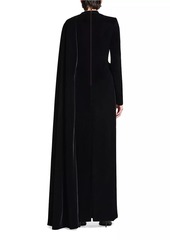 Balenciaga Maxi Sleeve Gown