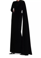 Balenciaga Maxi Sleeve Gown