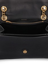 Balenciaga Medium Crush Leather Chain Bag