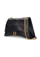 Balenciaga Medium Crush Leather Chain Bag