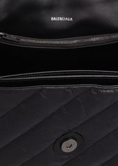 Balenciaga Medium Crush Quilted Leather Chain Bag