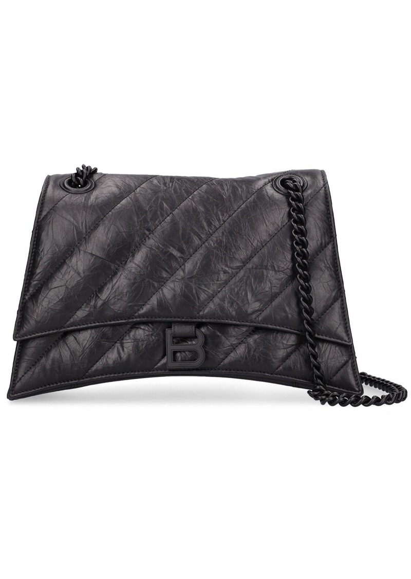 Balenciaga Medium Crush Quilted Leather Chain Bag