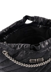 Balenciaga Medium Tote Crush Quilted Leather Bag