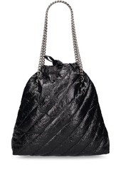 Balenciaga Medium Tote Crush Quilted Leather Bag