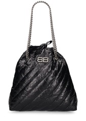 Balenciaga Medium Tote Crush Quilted Leather Bag