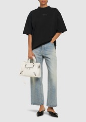 Balenciaga Medium Fit Embellished Jersey T-shirt