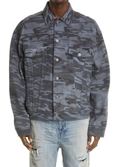 Men's Balenciaga Camo Large Fit Denim Jacket