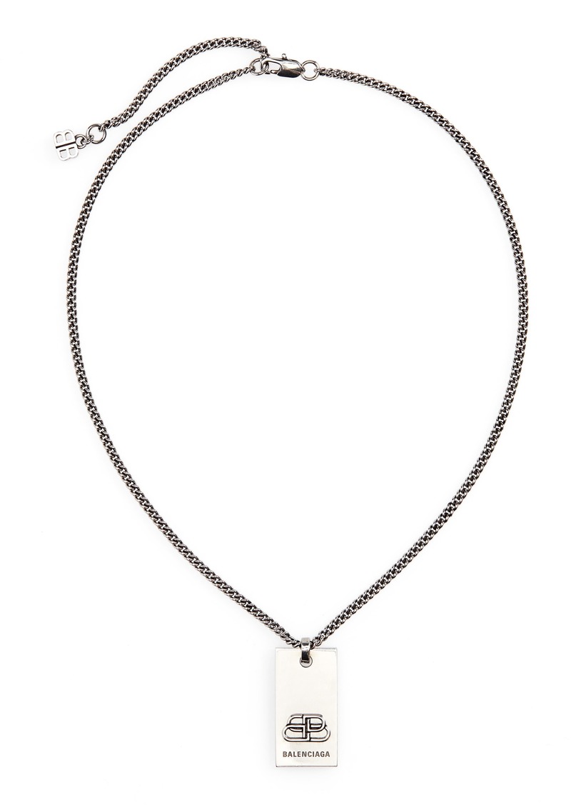 BALENCIAGA SilverTone Necklace for Men  MR PORTER