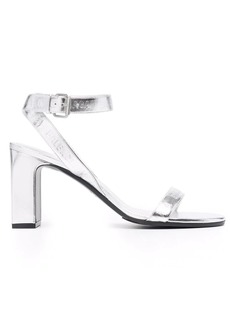 Balenciaga metallic-finish sandals