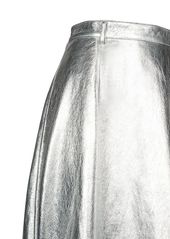 Balenciaga Metallic Leather Skirt