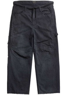 Balenciaga mid-rise cotton cargo trousers