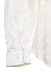 Balenciaga Monogram Logo Jacquard Pajama Shirt