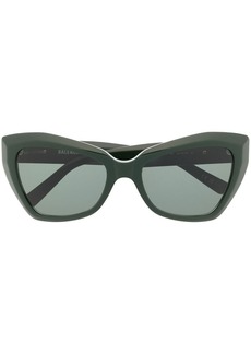 Balenciaga monogram-plaque butterfly sunglasses