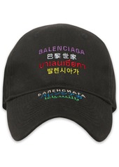 Balenciaga multi-language logo hat