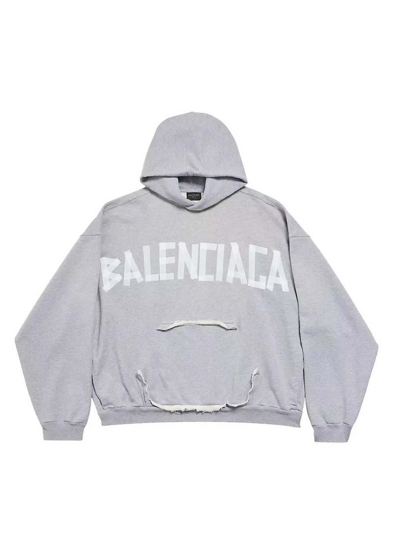 Balenciaga New Tape Type Tr Ripped Pocket Hoodie