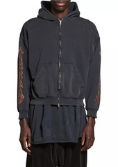 Balenciaga Offshore Zip-Up Medium Fit Hoodie