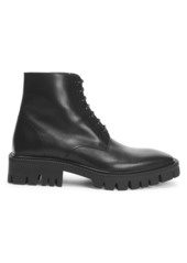 Balenciaga Outdoor Rim Leather Combat Boots