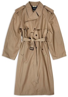 Balenciaga belted trench coat