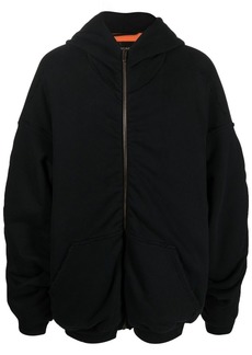 Balenciaga hooded bomber jacket