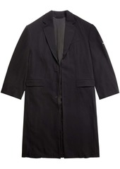 Balenciaga oversized long-sleeve wool coat