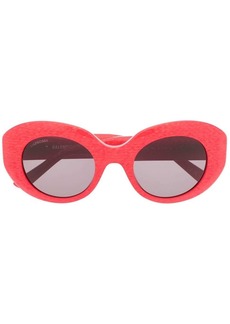 Balenciaga oversized round-frame sunglasses
