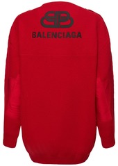 Balenciaga Oversized Wool Ribbed Sweater