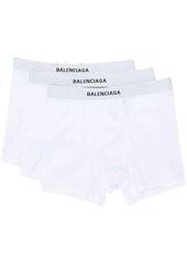 Balenciaga pack of three branded boxers