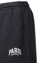 Balenciaga Paris Cotton Sweat Shorts