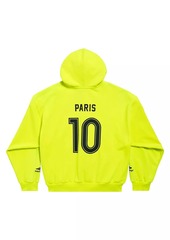 Balenciaga Paris Soccer Medium Fit Zip-Up Hoodie