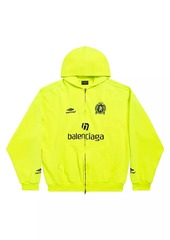 Balenciaga Paris Soccer Medium Fit Zip-Up Hoodie