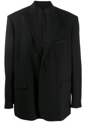 Balenciaga pinstripe single-breasted blazer