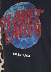 Balenciaga Planet Earth Double Sleeve T-shirt