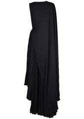 Balenciaga Pleated Asymmetric Dress