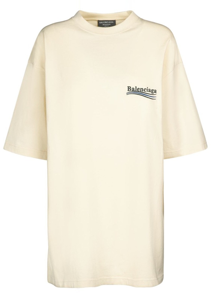 Balenciaga Political Campaign Cotton T-shirt