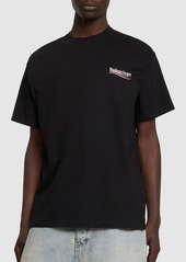 Balenciaga Political Logo Crewneck T-shirt