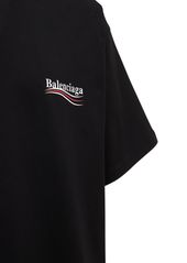 Balenciaga Political Logo Crewneck T-shirt