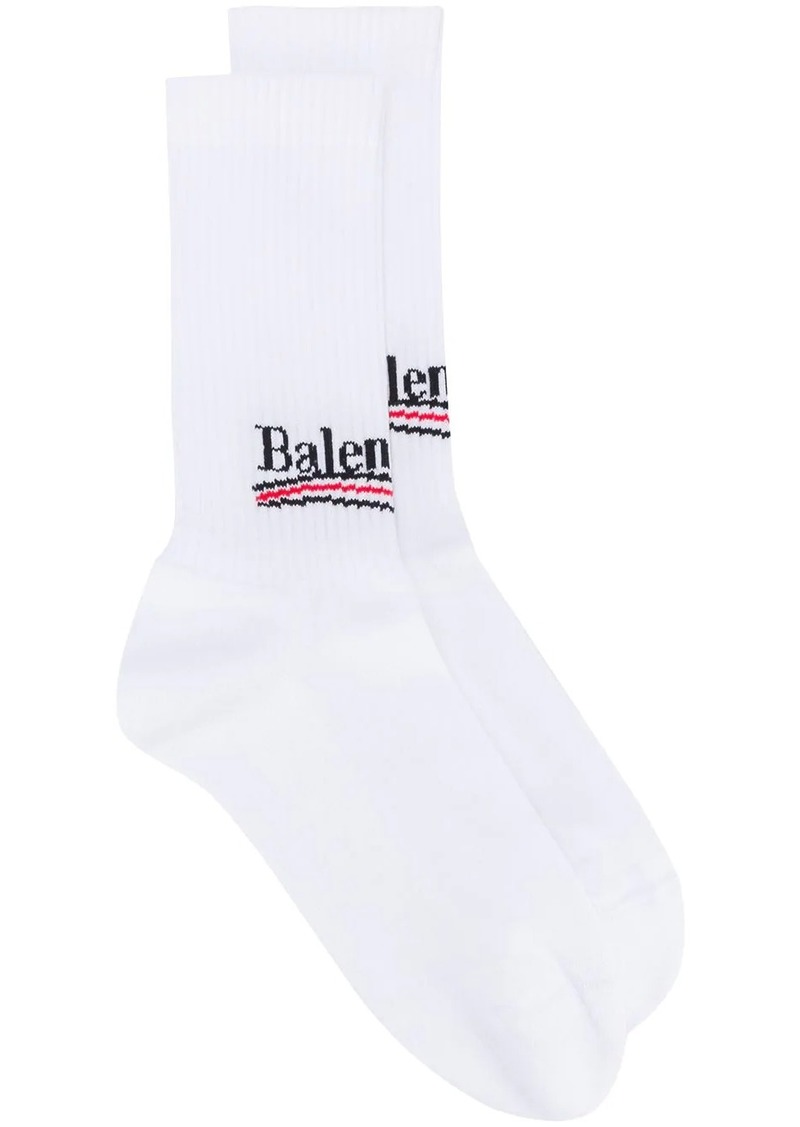 Balenciaga Political logo socks
