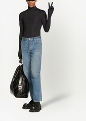 Balenciaga ripped tapered jeans
