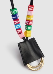 Balenciaga Rodeo Leather Key Holder