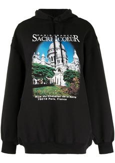 Balenciaga Sacré Coeur-print oversized hoodie