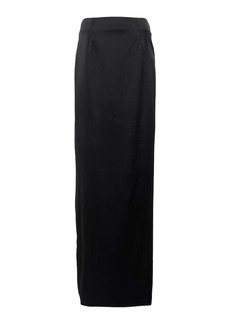 Balenciaga Satin maxi skirt