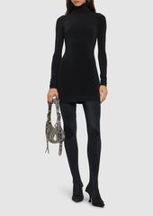 Balenciaga Seamless Nylon Blend Mini Dress