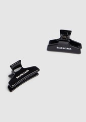 Balenciaga Set Of 2 Holli Acetate Hair Clips